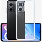 Kvy Xiaomi Redmi Note 11E Kamera Korumalı Süper Silikon Şeffaf Kılıf