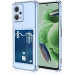 Kvy Xiaomi Redmi Note 12 5g Kamera Korumalı Kartlıklı Setra Şeffaf Silikon Kılıf