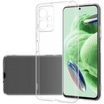 Kvy Xiaomi Redmi Note 12 5G Kamera Korumalı Süper Silikon Şeffaf Kılıf
