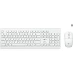 KW203 Kablosuz Türkçe Q Klavye & Mouse Set - Qwerty Türkçe Dizilim Klavye, 1600DPI Optik Fare, Win/mac Uyumlu, Sıvı Dökülmesine Dayanıklı, Tam Boyutlu Türkçe Q Klavye Mouse Seti Beyaz