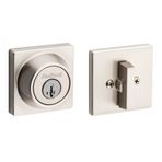 Kwikset 660 Çağdaş Sürgü Akıllı Anahtar Anahtar Güvenliği, Saten Nikel