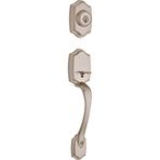 Kwikset 687BW LIP 15 SMT RCAL 96870-095 Belleview Tek Silindirli Dış Sadece Tutacak Saten Nikel Akıllı Anahtar
