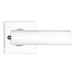 Kwikset Breton Kukla Kapı Kolu, Dolaplar, Fransız Çift Kapılar ve Kiler için Tek Taraflı Kol, Cilalı Krom Dönmeyen Ters Çevrilebilir İç İtme/Çekme Kolu