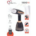 Ky-003 Siyah Buharlı Kırışık Giderici 1500w Taşınabilir Seyahat boy dikey ütü
