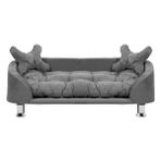 Kybele Global Orta ve Büyük Irk Köpek Yatağı 100 x 60 cm - Koyu Gri