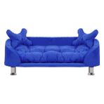 Kybele Global Orta ve Büyük Irk Köpek Yatağı 100 x 60 cm - Mavi