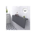 Kydonia Home 60X110 Cm Oval Köşeli Sabit Raflı Duvara Monte Kırma Katlanır Mutfak Masası