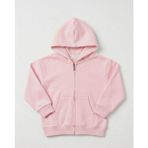 Kyex Kids Unisex Çocuk Toz Pembe Yeşil Fermuarlı Kapüşonlu Sweatshirt Okul-Günlük Için Rahat Basic Hırka 3-10YAŞ - 9 - 10 Yaş