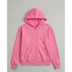 Kyex Unisex Çocuk Pembe Fermuarlı Kapüşonlu Sweatshirt-Okul ve Günlük Için En Rahat Basic Hırka - 5 - 6 Yaş