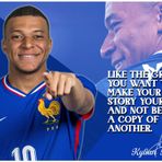 Kylian Mbappé Motivasyonel Poster Alıntı İlham Verici Sözler Sınıf Posterleri Erkek Futbol Profesyonel Koçluk Duvar Sanatı Büyüme Zihniyet Öğretmen Eğitici İmzalı Hatıra Sporları Dekor Forma Erkek