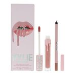 Kylie Cosmetics Mat Dudak Kiti - Kadınlar için 300 Koko K - 2 Adet 2,8 g Mat Sıvı Ruj, 0,9 g Dudak Kalemi