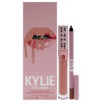 Kylie Cosmetics Mat Dudak Kiti - Kadınlar için 700 Çıplak - 2 Adet 2.8 g Mat Sıvı Ruj, 0,9 g Dudak Kalemi