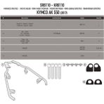 Kymco Ak 550 Ets (17 > 24) Arka Çanta Demiri (Kappa KR6110) - Standart - Tek Renk