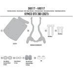 Kymco Dtx 250 / 360 (21>24) Arka Çanta Taşıma Demir (Kappa KR6117) - Standart - Tek Renk