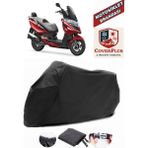 Kymco Grand Dink 250I Branda Siyah Motosiket Brandası Motor Örtüsü Çadır Su Geçirmez Motosiklet Kılıfı Motor Brandası,lastikli,taşıma Torbalı - Arka Çanta UYUMSUZ
