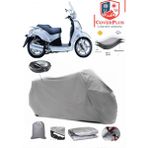 Kymco People 250 Arka Çanta Uyumlu (Gri) Motorsiket Brandası Motor Örtüsü Çadır Su Geçirmez Motosiklet Kılıfı Motor Brandası - Gri- Arka Çanta UYUMLU
