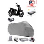 Kymco People S 150I Branda Gri Arka Çanta Uyumlu(Topcase) Motosiket Brandası Motor Örtüsü Çadır Su Geçirmez Motosiklet Kılıfı Motor Brandası,lastikli,taşıma Torbalı