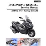 KYMCO Xciting 400i / ABS Cyclepedia Printed Scooter Service Manual