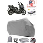 Kymco Xciting 400I Gri Motorsiket Brandası Motor Örtüsü Çadır Su Geçirmez Motosiklet Kılıfı Motor Brandası - Gri- Arka Çanta UYUMSUZ
