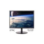 KYNC 22 inç LCD Geniş Ekran Monitör Güvenlik Kamera Monitörü Refrubished