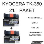 Kyocera Tk-350 Uyumlu Toner 2'Li Paket / Fs-3040 / 3140 / 3920