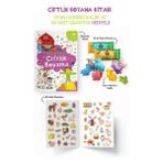 Kyops Çiftlik Boyama Kitabı - Oyun Hamurlu - 3 Yaş +