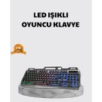 Kyops Profesyonel Oyuncu Klavye Mouse Seti – Rgb Işıklı, Türkçe Q, Dpı Ayarlı, Dayanıklı Gövde - Lisinya