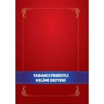 Kyops Yabancı Dil Fihristli Kelime Defteri