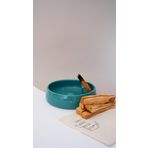 Kyphi Natural El Yapımı Seramik Tütsülük ve 40gr Palo Santo Ağaç Tütsü Seti - (Voda(Yeşil) El Yapımı Seramik Tütsülük ve 40gr Palo Santo Ağaç Tütsü Seti)