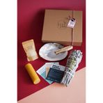 Kyphi Natural Macabeli Enerji Seti-adaçayı Demet Tütsü, Deniz Kabuğu, Palo Santo, Balmumu, Tütsü Kumu