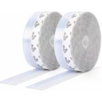 Kyrotech 10 Metre Kapı Pencere Bandı, Kendinden Yapışkanlı, Şeffaf Kapı Pvc Pencere Fitili, Duşakabin, Cam, Rüzgar Contası, Böcek, Toz, Ses Yalıtımı, 35 Mm Soğuk Geçirmez Silikon Şerit İso9001