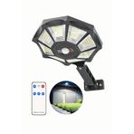 Kyrotech 168 LED Solar Sokak Lambası, Sensörlü, Kumandalı, 3 Mod, Güneş Enerjili, Bahçe Aydınlatma 33,5 cm