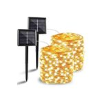 Kyrotech 200 Led 20 Metre Sarı Flex Peri Led–Işık Güneş Enerjili Solar Bahçe Balkon Ağaç Lambası Aydınlatması