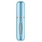 Kyrotech 5ml Metal Taşınabilir Parfüm Şişesi, Doldurulabilir Seyahat Parfüm Atomizeri, Alüminyum Gövdeli Kolonya Dispenseri, Sızdırmaz Mini Cep Boyu Sprey Şişesi, Uçak Kabin Uyumlu Unisex (Açık Mavi)