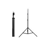 Kyrotech Alüminyum Alaşımlı Işık Standı 2 Metre Ayarlanabilir Yaylı Yastıklı Fotoğraf Tripod Standları Fotoğraf Stüdyosu Flaşları, Halka Işık Standı, Fotoğraf Ekipmanları Flash Standı