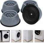 KYROTECH Omlıfe 4’lü Kauçuk Titreşim Önleyici Makine Ayağı Pedi, Çamaşır Makinesi Kaydırmaz Sabitleyici Stoper, Gürültü Azaltıcı Beyaz Eşya Altlık Takozu, Kurutucu Buzdolabı Mobilya Zemin Koruyucu