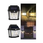 Kyrotech Sensörlü 3 Mod Güneş Enerjili Bahçe Aydınlatma Solar Aplik Led Işık Süs Teras Ağaç Balkon Dekorasyon