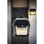 Kyrotech Sensörlü Çift Led Solar Bahçe Aydınlatması, Güneş Enerjili Işık, Su Geçirmez Lamba, Balkon Dekoru