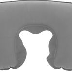 Kyrotech Şişme Seyahat Boyun Yastığı – Ergonomik Travel Neck Pillow, Katlanabilir, Taşınabilir, Uçak, Otobüs, Tren Yolculukları için Rahat Uyku Yastığı Gri