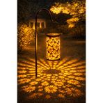 Kyrotech Standlı Solar Bahçe Aydınlatması Güneş Enerjili Armatür Led Işık 10W Solar Lamba Su Geçirmez 115CM Metal Standlı Enerji Tasarruflu 3000K Günışığı Bahçe Yol Peyzaj Balkon Veranda İçin Şık Armatür