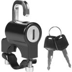 Kyrotech Universal Motosiklet Kask Kilidi 22 Ve 26 mm Ayarlanabilir Gidon Uyumlu, Çift Anahtarlı Güvenlik Kilidi, Su Geçirmez, Çok Amaçlı Kask ve Ekipman Sabitleme Aparatı