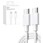 Kyrotech USB C Kablosu Esnek USB C - USB C Şarj Kablosu PD 3.0 iPhone 15 Pro Max Galaxy S23 S22 S21 A54 Pixel 7 iPad Pro 12.9 iPad Mini 6/Air 5 vb. ile uyumludur.