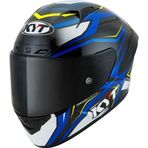 Kyt Nz Race Kask Carbon Stride Beyaz Mavi