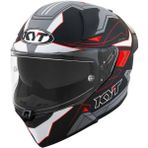Kyt R2R Kask LED Matt Siyah Gri - Siyah - Gri