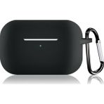 Kyver Apple Airpods Pro Kılıf Silikon Koruyucu Askılı Siyah