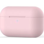 Kyver Apple Airpods Pro Pembe Silikon Koruyucu Askılı Kılıf