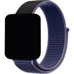 Kyver Apple Watch Seri 10 42mm, Seri 9/8/7/6/SE/5/4/3 Spor Loop Dokuma Kordon 41mm 40mm 38mm Uyumlu Gece Mavisi - Lacivert