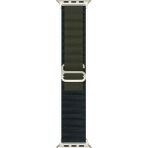 Kyver Apple Watch Seri 11 / 10 46MM, Seri 9/8/7/6/se/5/4/3 Spor Loop Kordon 45MM 44MM 42MM Uyumlu - Siyah - Mint