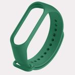 Kyver Mi Band 3 - Mi Band 4 Akıllı Bileklik Uyumlu Kyver Kordon Kayış (Koyu Yeşil)