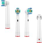 Kyver Oral-B 3D White 8'li Yedek Başlık Beyaz Renk Orta Sertlikte Fırça Kılı ile Diş Temizliği